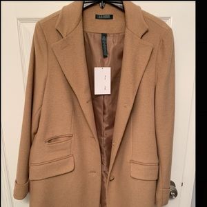 Ralph Lauren Walker overcoat size 16 NWT